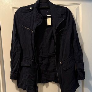 Trixxi Women's Navy Utility Jacket
